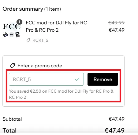 Drone Tweaks coupon code